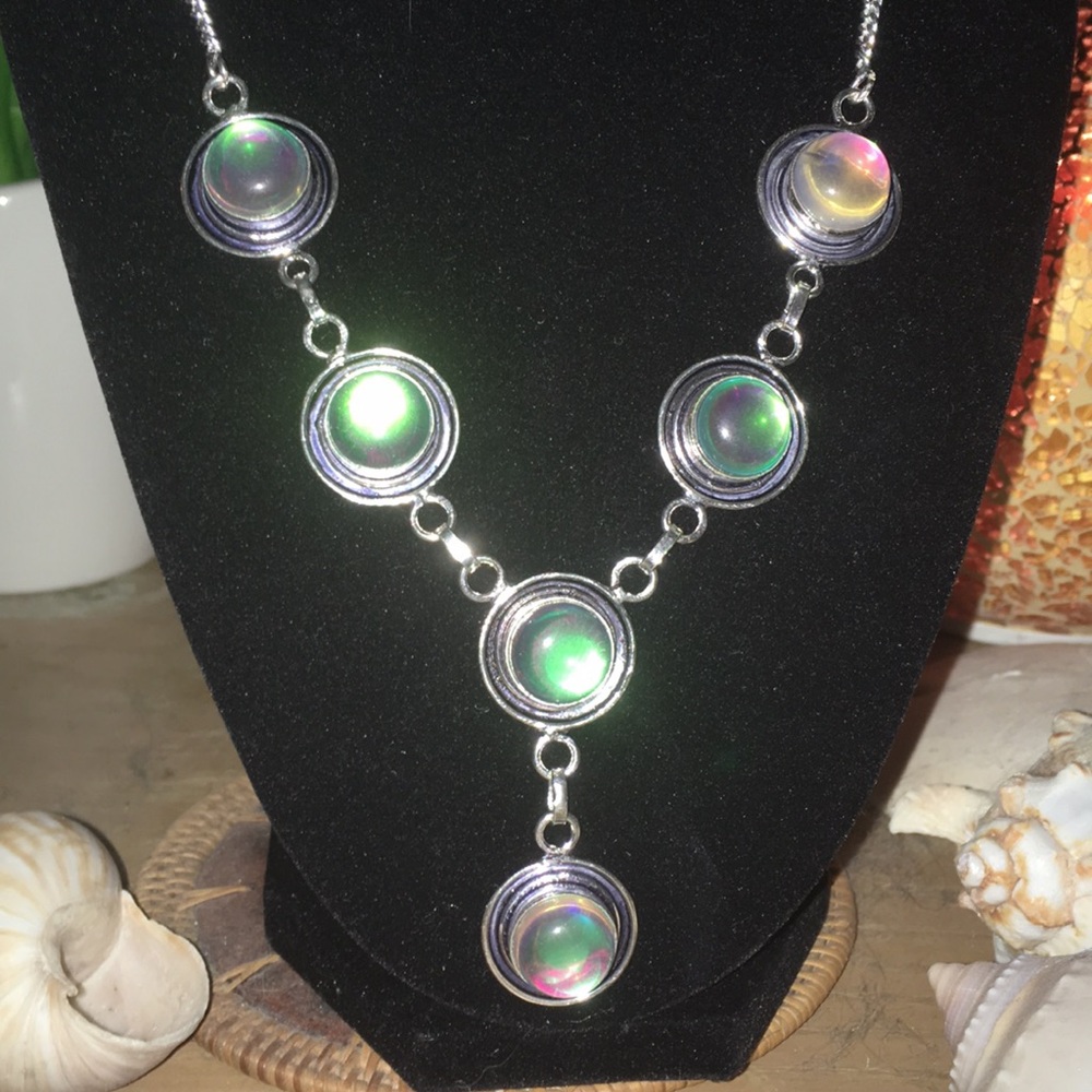 Rainbow Fire Topaz Set - Picture 3 of 5